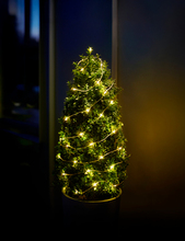 Lyskjede Flex med timer 100 LED hvit 10 meter